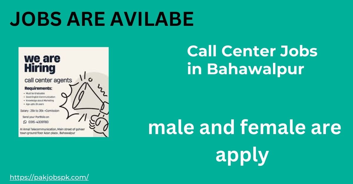Call Center Jobs in Bahawalpur